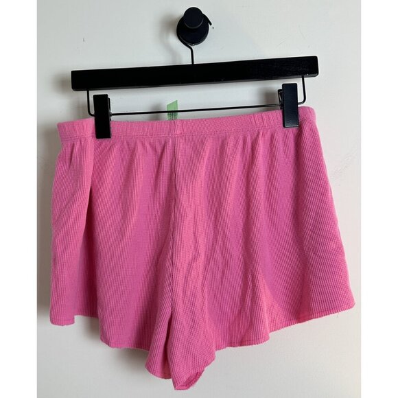 HONEYDEW Cozy Waffle Fabric Lounge Set for Stylish & Comfortable in Pink Medium - Picture 11 of 11